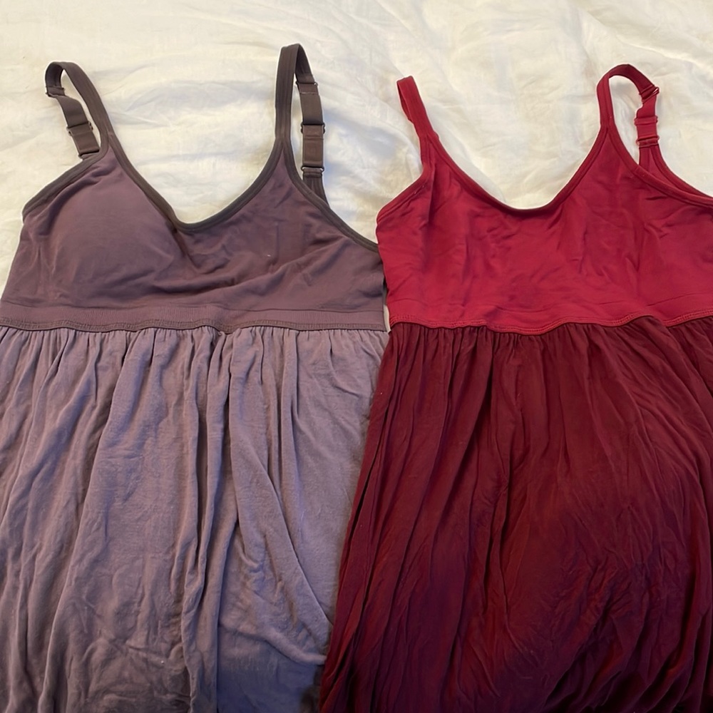 Pair of soft flowy nightgowns